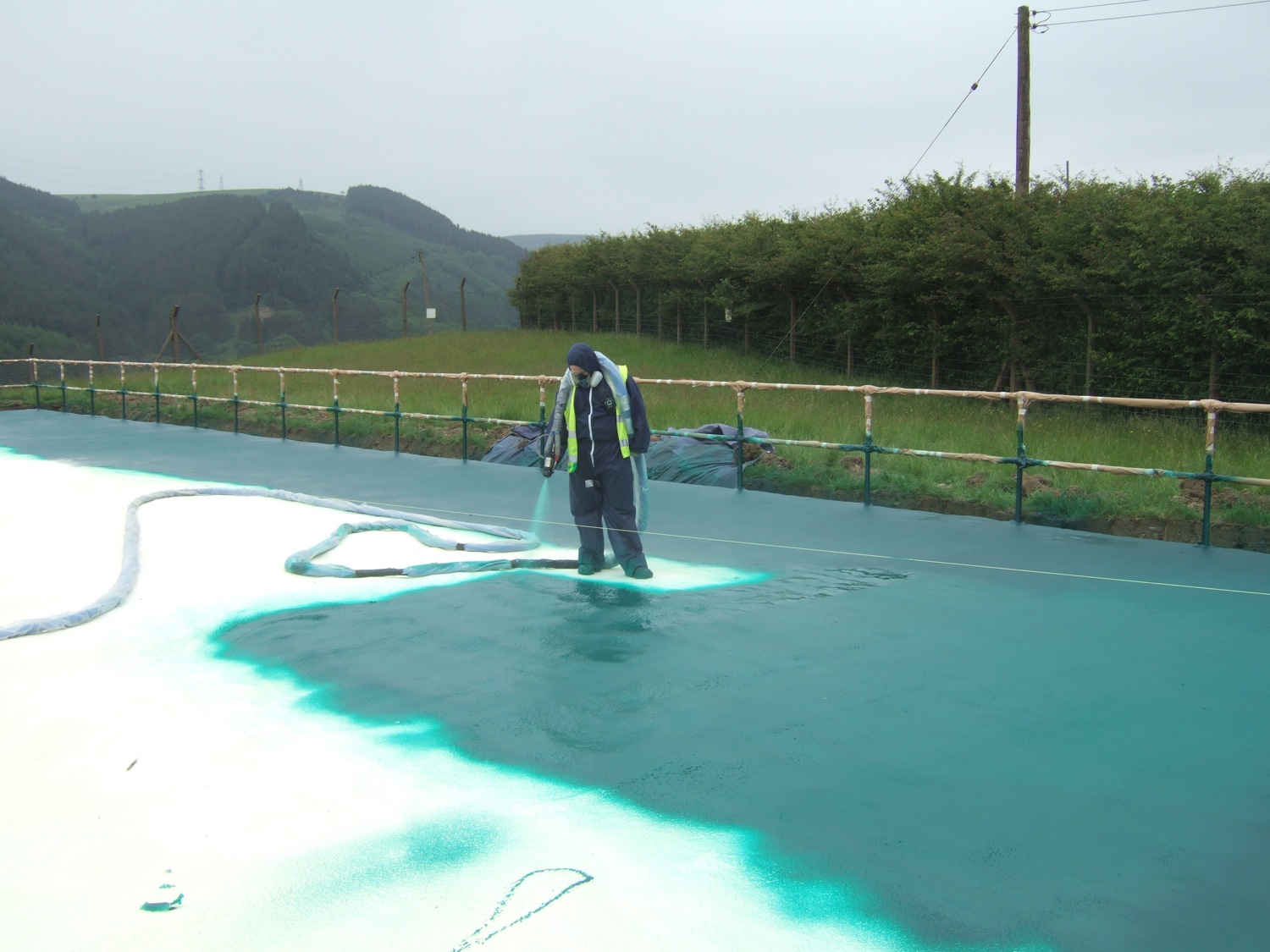 Ultimate Linings polyurea tank lining application