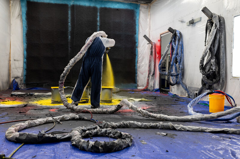 Ultimate Linings spray booth